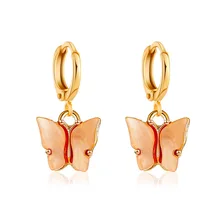 European and American New Butterfly Earrings, Elegant Temperament, Cute Little Women, Butterfly Earrings, Earrings