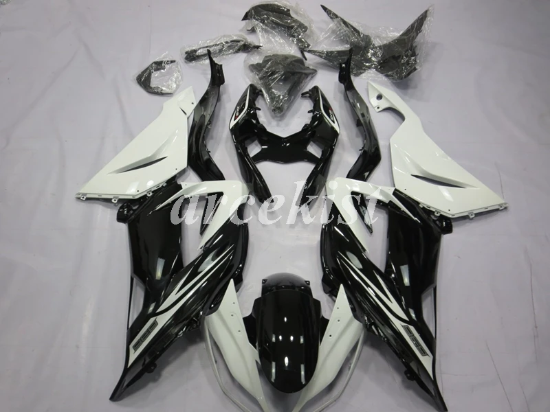 

Injection New ABS Motorcycle Fairings kit Fit for Kawasaki Ninja 599 ZX-6R 636 2013 2014 2015 2016 2017 Bodywork set black white
