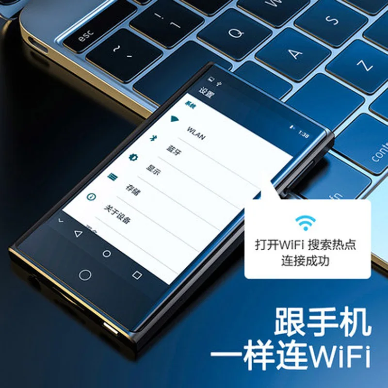 Новейший ruizu M15 Android WIFI bluetooth full Touch 3 5 дюймов IPS экран MP3 плеер FM радио видео