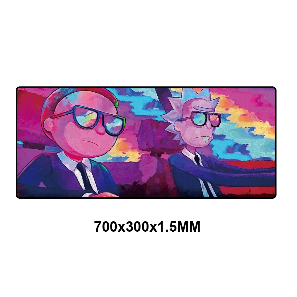 RKYMD-006-70x30 XXL коврик для мыши 900x400 Rick And marty Аниме Коврик для мыши на заказ DIY игровой большой фиксирующий край скорость коврик для мыши резиновый компьютерный стол коврик - Цвет: RKYMD-006-70x30