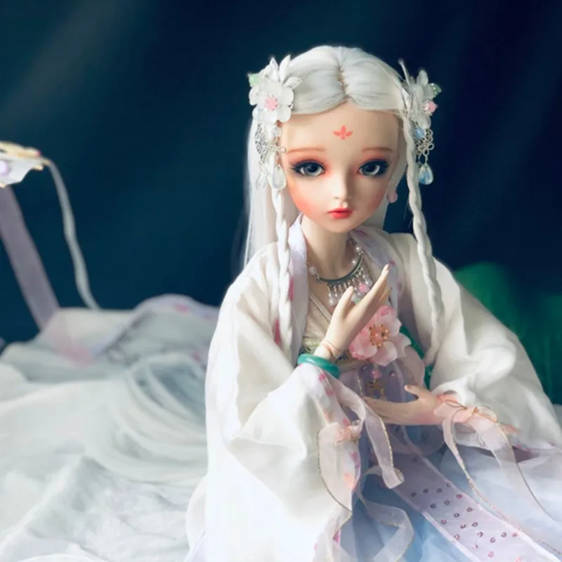 Ручная работа, китайский древний костюм, кукла для Bjd 1/3, платье для девочки 60 см, куклы, игрушки, куклы, аксессуары, одежда+ головной убор, костюм