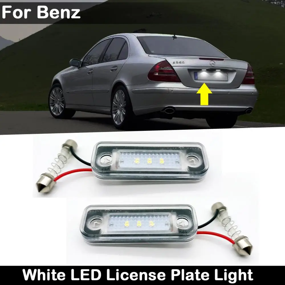 2 шт. для Benz e класс W211 c класса W203 cls C219 slk R171 высокое Яркость Белый светодиодный