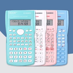 Calculatrice scientifique en ingénierie scolaire, outils de calcul de papeterie pour étudiants, fonction de calculatrice de couleur créative 