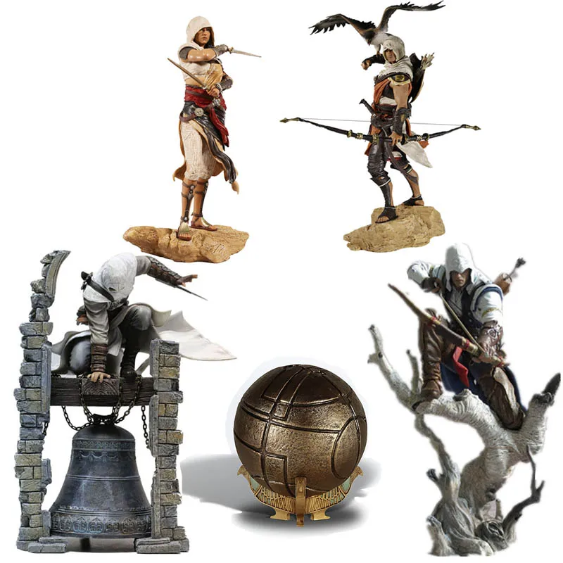 28 см Creed Origins Bayek Aya Altair легендарный Conner Eden Apple of ПВХ фигурка модель игрушки кукла в