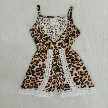 

Summer Baby Jumpsuit New Born Baby Girl Clothes Onesize Outfit Leopard Baby Romper Infant Clothing