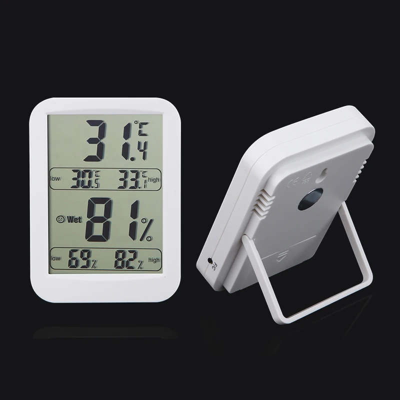 

1x Home Indoor LCD Digital Memory Electronic Temperature Humidity Meter Monitor