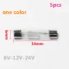 5pcs/lot 6*34mm 6.2*25.5mm bulb for Car Circuit DC Tester 6V 12V 24V Voltage Auto Vehicle Gauge Test Light Measuring Pen ► Photo 3/6