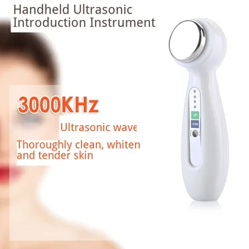 

Ultrasonic Ion Face Lift Facial Beauty Device Iontophoresis Beauty Instrument Handheld Ultrasound Machine Skin Care Massager