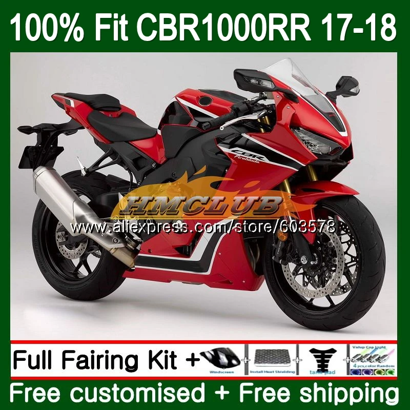 Впрыска+ бак для HONDA CBR1000 RR CBR 1000 RR 128CL. 1 красный черный CBR 1000RR CBR-1000RR CBR1000RR 17 18 обтекатели