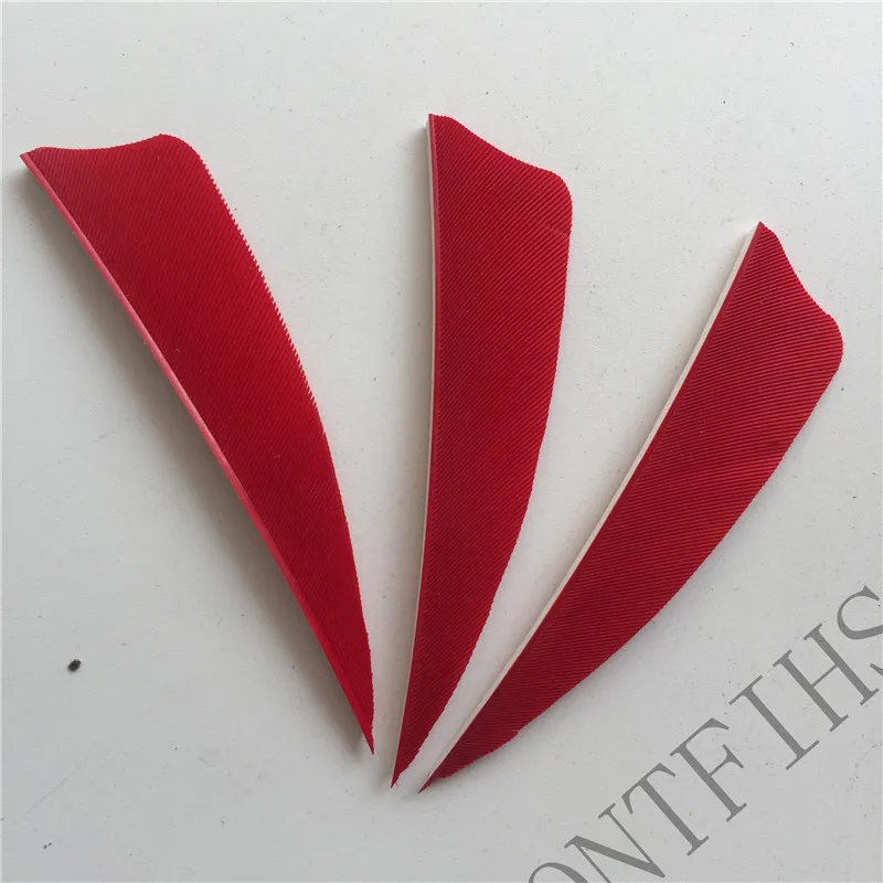 Penas para Flechas Tiro com Arco Ontfihs Polegada Escudo Corte Fletches Caça Seta Peru Fletching Pena Diy 200pcs 3 7 Cheap Arco e flecha