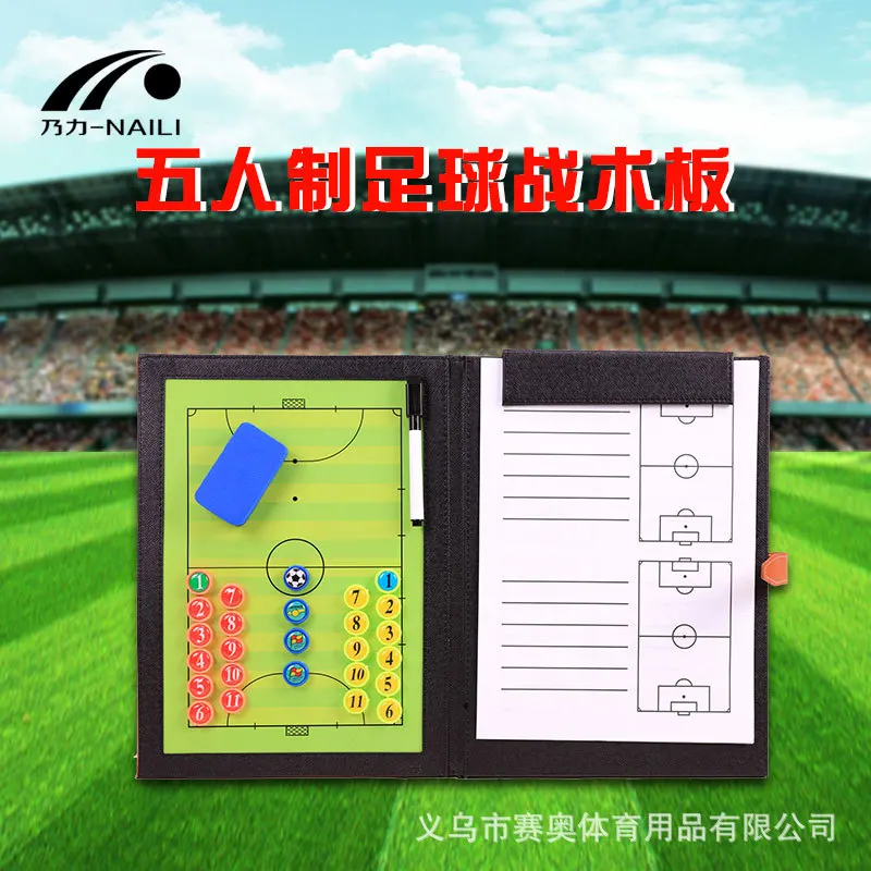 

5 Human Made Football Tactical Board Instructor Command This Wipable Write with Magnetic Send Pen to Send Board Wiper Sand Table