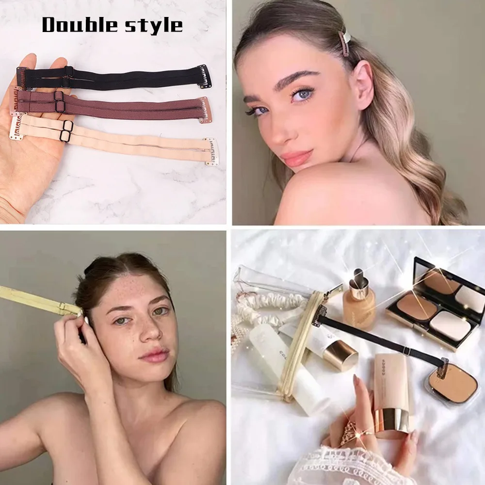 Hair Stretch Film Adjustable Double Band For Eyes And Eyebrows Fox Lift Magic Elastic With Hold Bb Clips | Красота и здоровье