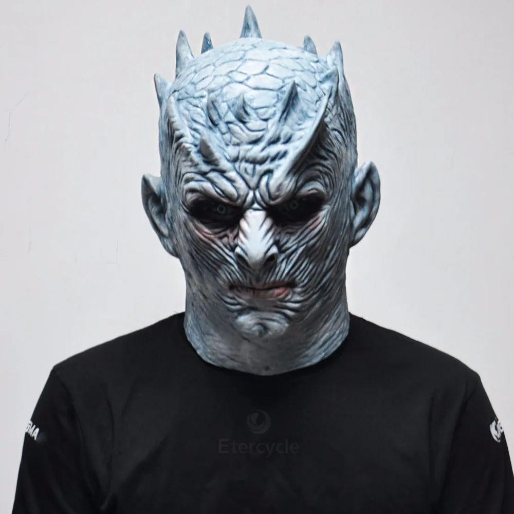 

cosplay Game of Thrones Ghost King Mask Stage Props Halloween party Full Face Latex High-end horror Masks Masquerade party