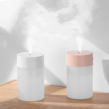 -420 ミリリットル Usb 空気加湿器アロマエッセンシャルオイルディフューザー用 USB 噴霧器ミストメーカー Led ナイトランプ
