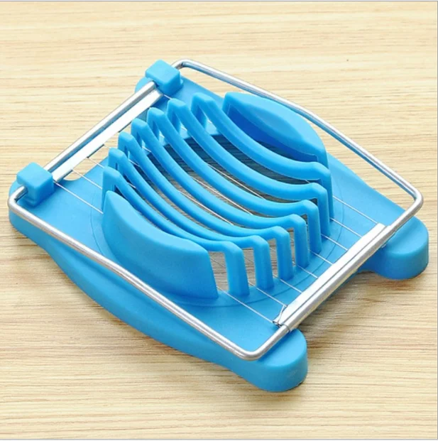 A GJ 1PC Egg Cutter Stainless Steel Egg Slicer Strawberry Slicer Cutter Metal Multifunctional Egg Cutter Tomato Slicer Kitchen - Цвет: A