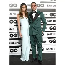 Смокинги для жениха, отличные двубортные мужские смокинги для свадьбы, мужской официальный вечерний блейзер для выпускного вечера(пиджак+ брюки+ галстук