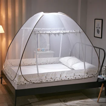 

Mosquito Net Mesh Adult bed curtain 1.2/1.5/1.8m Mongolian Yurt Insect Proof Net Outdoor Double bed curtain Netting Tent Q