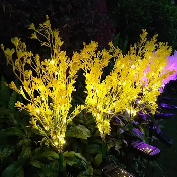 

LED Solar Light Rape Blossoms Waterproof Outdoor Lamp for Landscape Path Lawn Garden Outdoor Decoration Outdoor Christma Party