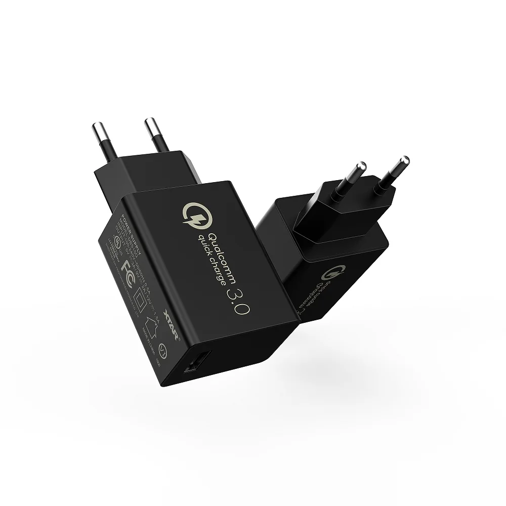 QC3.0-EU XTAR SC2 Батарея Зарядное устройство смарт быстрой зарядки с usb-портом, Зарядное устройство QC 3,0 быстрой зарядки литий-ионный аккумулятор Батарея 26650 25500 22650 21700 20700 18650 Зарядное устройство - Цвет: QC3.0-EU
