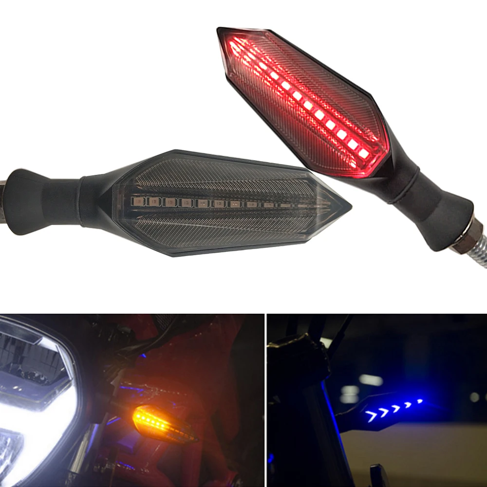 

Motorcycle LED Turn Signal Lamp Sequential Flowing Flash Indicator Lights For BMW s1000r gs f650 f700gs f850gs F800R F800S
