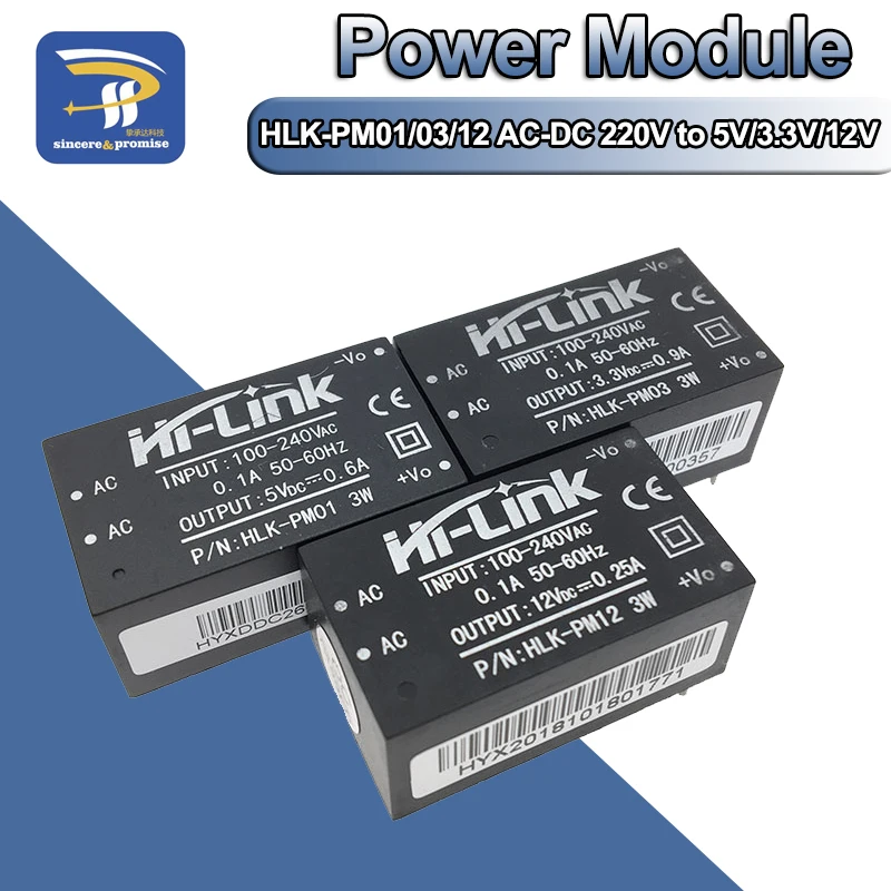 Φ 220V to 5V/3 3 V/12V 3W интеллектуальный модуль источника питания | Электронные