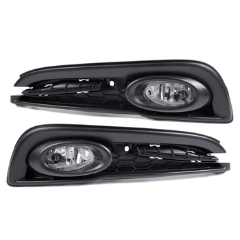 

for 2013-2015 Civic 4-Doors Sedan Bumper Driving Fog Lights W/Switch+Bulb LH+RH