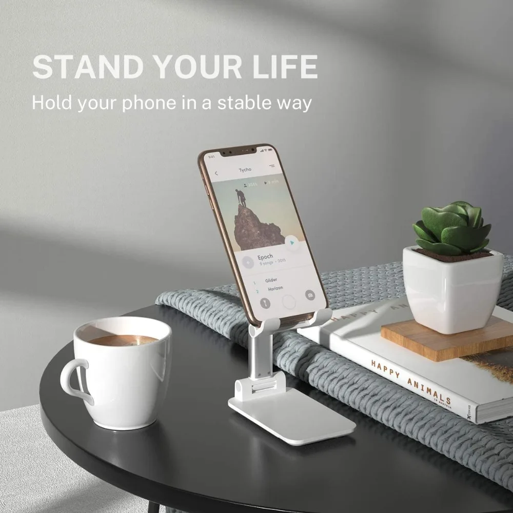 New Desk Mobile Phone Holder Stand For iPhone iPad Xiaomi Adjustable Desktop Tablet Holder Universal Table Cell Phone Stand