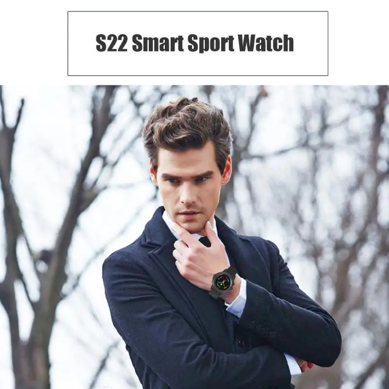 S22 Dual Bluetooth Smartwatch сердечного ритма IP67 водонепроницаемые спортивные Смарт-часы