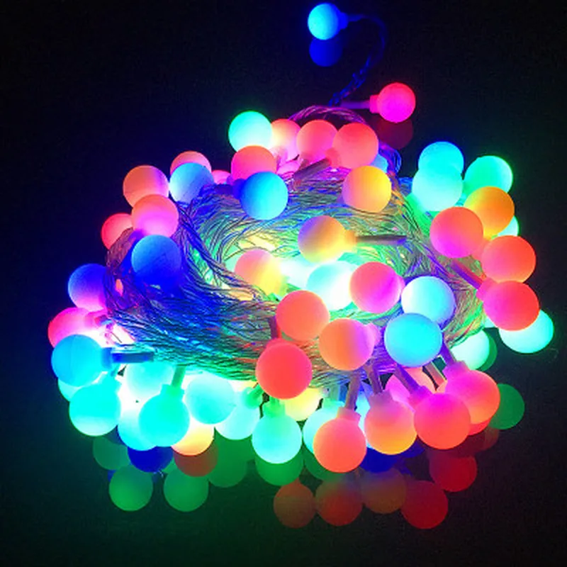 

USB Led Globe String Light 10m 60 Balls Holiday Lights Waterproof Outdoor Wedding Christmas CelebrationDecoration Fairy Garland