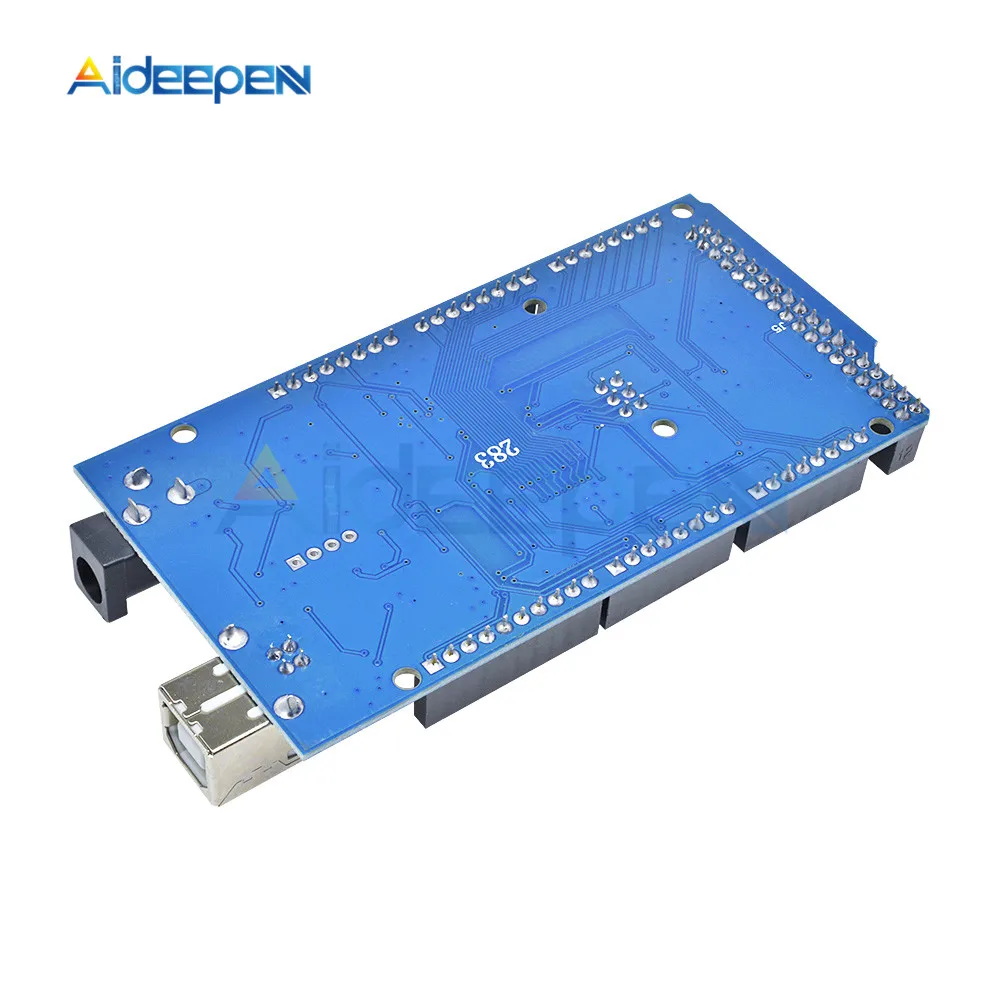 Mega2560 R3 ATmega2560-16AU CH340 макетная плата usb type B для Arduino