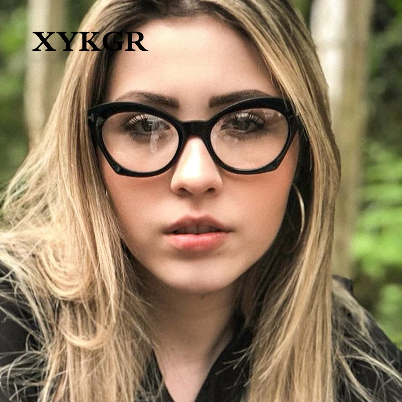 XYKGR Ретро кошачьи глаза женские оптические компьютерные очки оправа для мужчин и