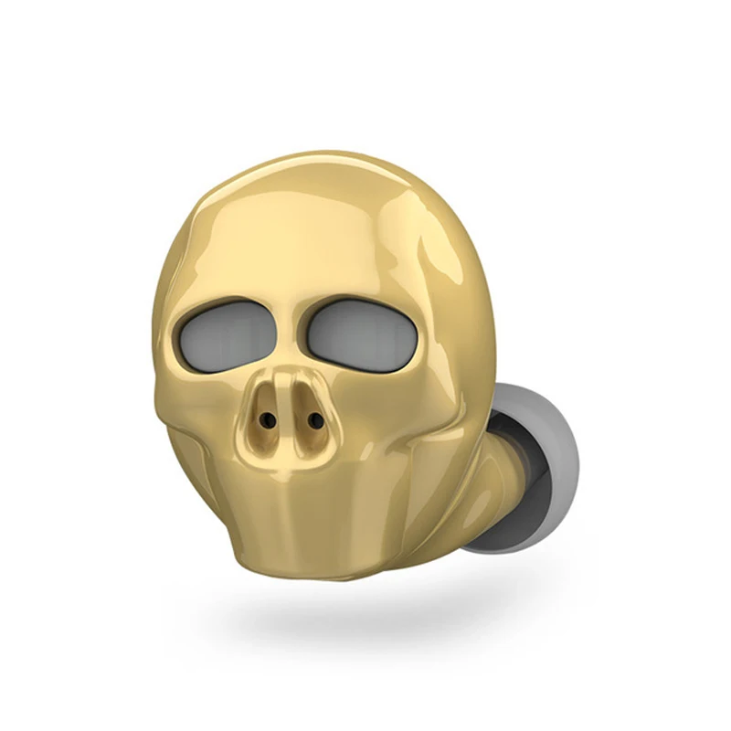 HUAIOU Skull Bone Bluetooth наушники с микрофоном шумоподавление hi-fi громкой связи бас стерео мини микро наушник