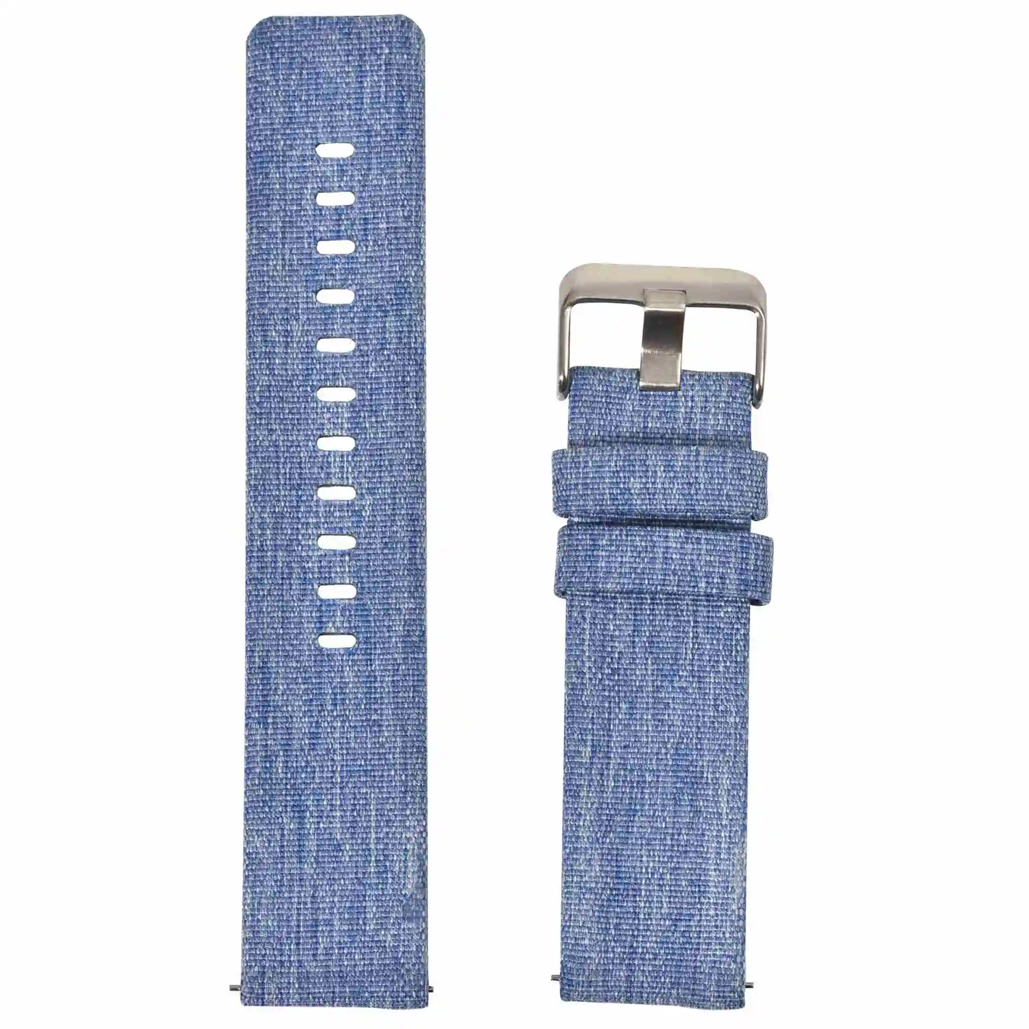 Blue BEAFIRY Quick Release 20 мм 22 мм 24 мм ремешок дышащий тканый нейлоновый ремешок для часов парусиновые ремешки для часов Ремень спортивный для мужчин женский черный - Цвет ремешка: Blue