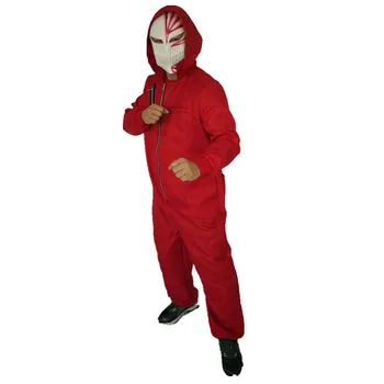 

1pc Halloween Salvador Dali The House of Paper La Casa De Papel Cosplay Costume with Kurosaki Ichigo Mask