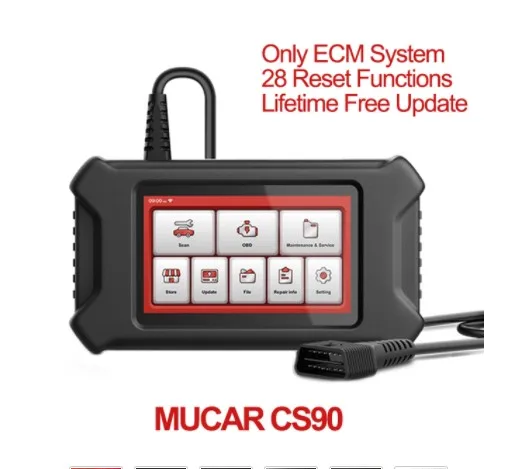 garage parking sensor MUCAR CS90 OBD2 Scanner Car With Full System Pin Code Reader 28 Reset Service Lifetime Free Update Diagnostic Tools garage parking sensor Alarm Systems & Security