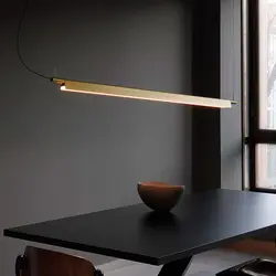 Современный светодиодный подвесной светильник для столовой и кухни, подвесные лампы, алюминиевый подвесной светильник для домашнего