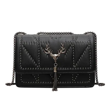 

Deer Flap Shoulder Bags Animal Prints Bags