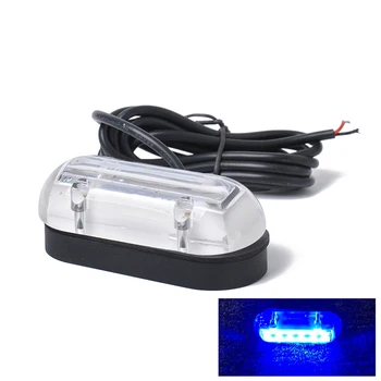 

Marine Boat Lamp 12V 6LED Lure Bait Night Fishing Finder Lamp Light Shads Fishing LED Boat Fishing Deep Drop Underwater Light