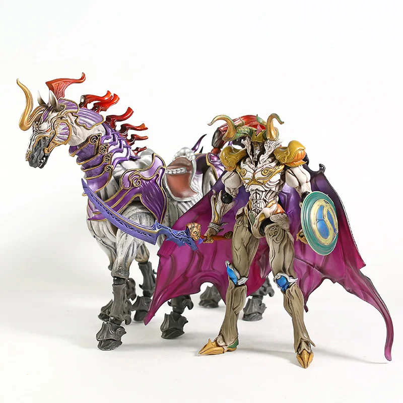 Play Arts Kai Final Fantasy XIII FF13 Odin& Hourse ПВХ фигурка Коллекционная модель игрушки