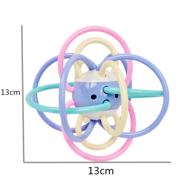 Детский Прорезыватель от 0 до 24 месяцев, игрушка, детский мяч, игрушка, погремушки, Развивающие детские игрушки, детские игрушки для прорезывания зубов, силиконовая ручная погремушка, подарок