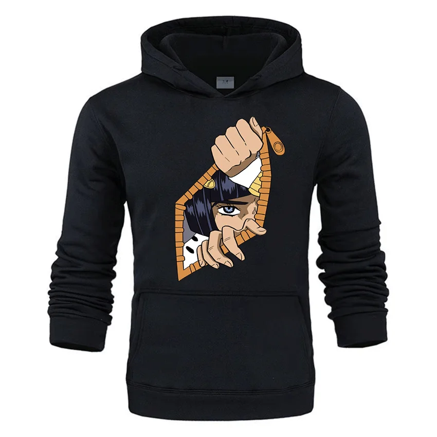 Black hoodies Мужские комплекты Необычные Приключения толстовки и штаны теплые флисовые спортивные костюмы Прямая поставка толстовки спортивная одежда костюм размера плюс XS-5XL - Цвет: Black hoodies