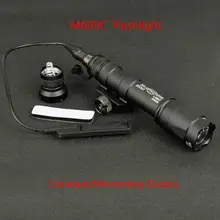 Tactical Airsoft SF M600C Weapon lights Scout light LED Tactical Rifle Flashlight M600 Series With Remote Pressure Switch