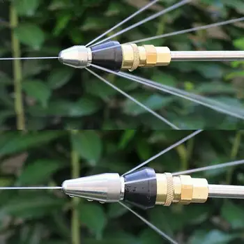 

Car Cleaning Nozzle Quick Connect Jetter Drain Sewer Rotary Pressure machine Washer accessories Pipe Washing P1M2