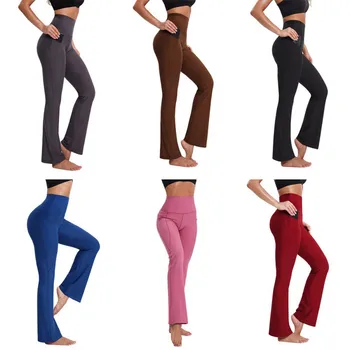 

Women Sports Pants Hip Yoga Tight Slim Speaker Nine Pants Female Fitness Pants Quick-Drying Elastic Plus Size Sanding Pants Hot