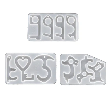 

No Touch Keychain Resin Mold Zero Touch Hands Free Door Opener Keychain Molds