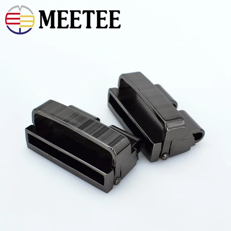 Мужской ремень Meetee кожаный из сплава с пряжкой ширина 39 мм аксессуары для
