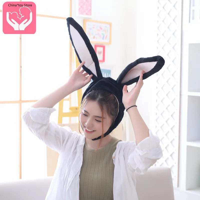 

New Soft Girl Plush Rabbit Ear Hat Rabbit Headgear Photo Props Photo Props PP Cotton