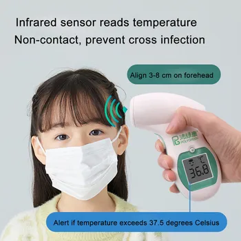 

Non-contact body thermometer Forehead Digital Infrared Body Temporal Thermometer Household Thermometers #LR4
