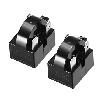 

uxcell 2 Pcs 4.7-33 Ohm 4 Pin Refrigerator PTC Starter Relay Black 12 Ohm 3 Pin 2 Pcs