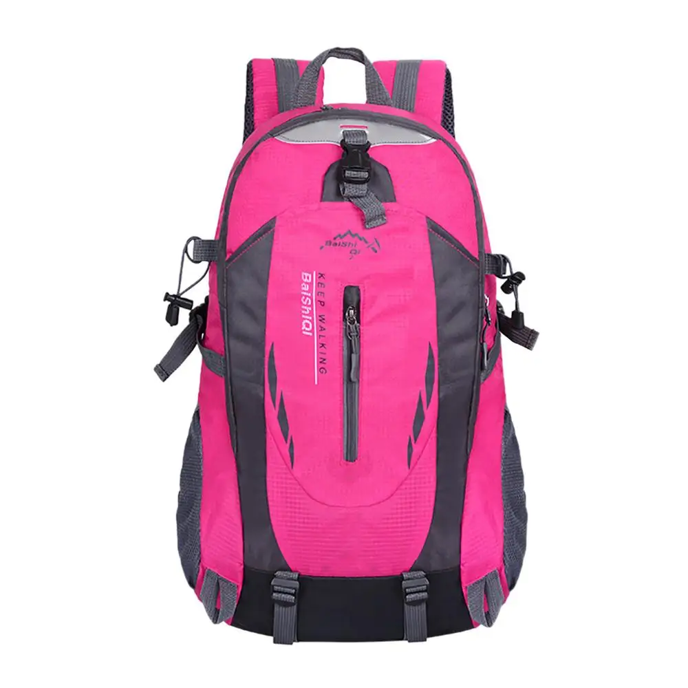 Последние горячие дикие мужские и женские рюкзаки спортивная альпинистская Сумка Многофункциональная дорожная Студенческая школьная сумка A21 - Цвет: Hot Pink